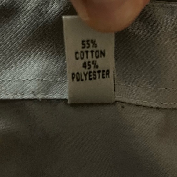 Geoffrey Beene Gray Button Down Shirt 22 37/38 - Picture 4 of 6